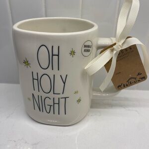 Rae Dunn Cream 'Oh Holy Night' Mug